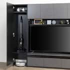 ハイテレビボード3点セット(UF01 150/ガラスドアキャビネットR45/トールキャビネット45D-L GY) 9枚目画像