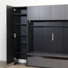 ハイテレビボード3点セット(UF01 150/ガラスドアキャビネットR45/トールキャビネット45D-L GY) 10枚目画像