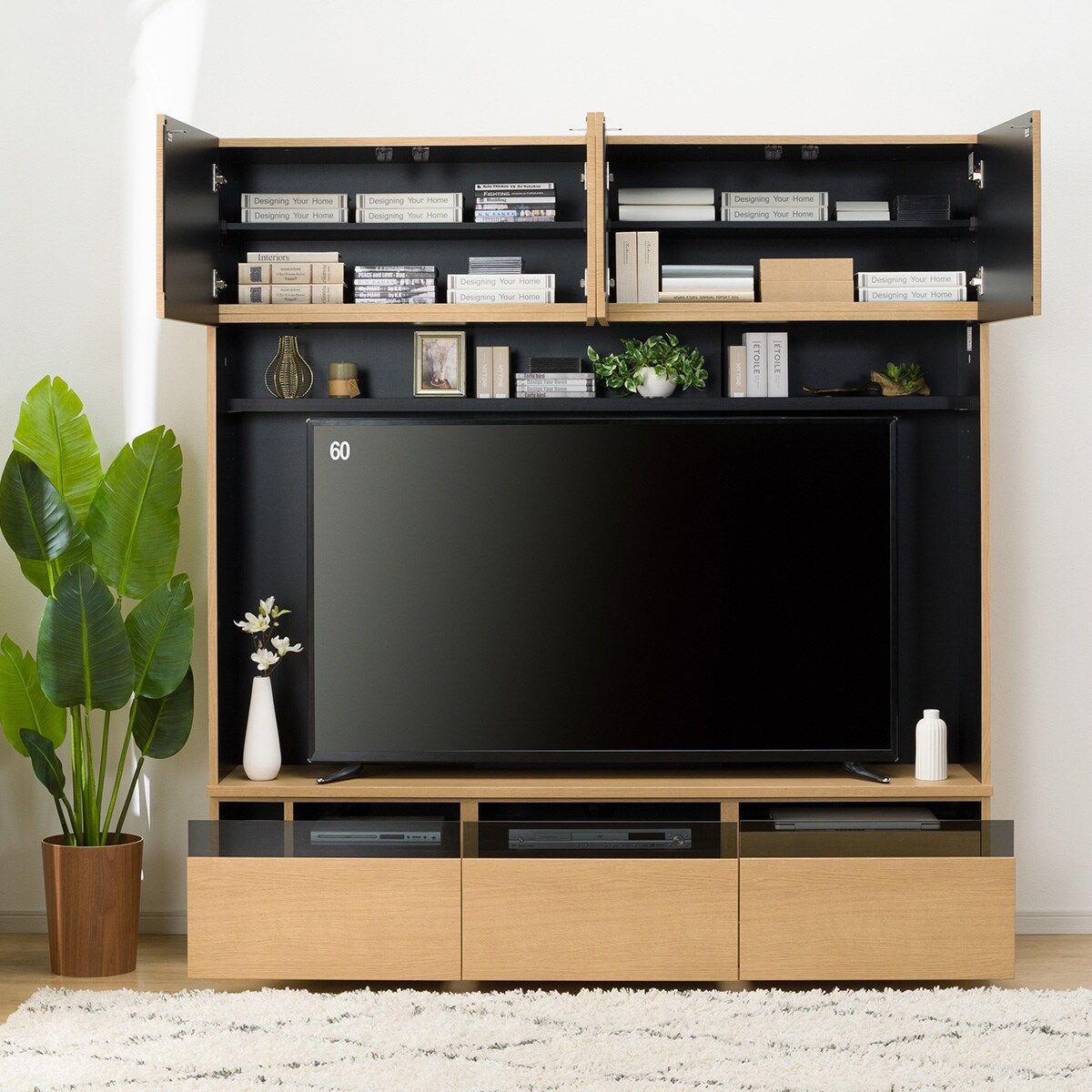 ハイテレビボード(UF01 180 LBR) | ニトリネット【公式】 家具