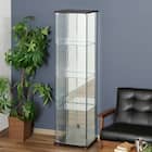 ガラスコレクションケース (4段 背面ミラー付き) 1枚目画像