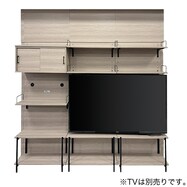 2連TVユニット・引戸・下台セット(LC01 GW)