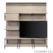 2連TVユニット・引戸・下台セット(LC01 GW)