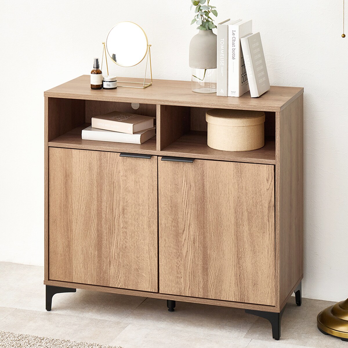 テレビ台にもなるキャビネット 2枚扉 (幅90cm NA) | ニトリ