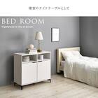 テレビ台にもなるキャビネット 2枚扉 (幅90cm DBR) 7枚目画像