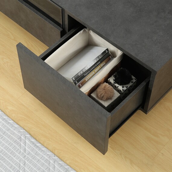 モルタル調ローボード(MO001 140 GY) 14枚目画像