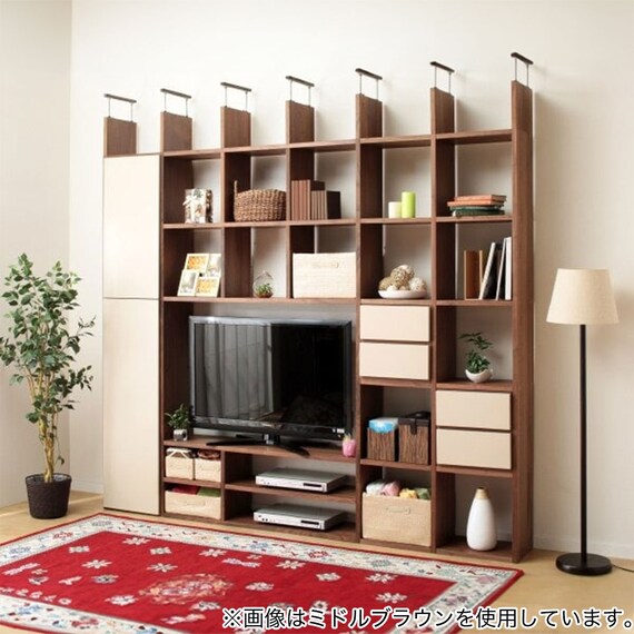 壁面ユニット テレビボード(コネクト2 165-3段 GW) 3枚目画像