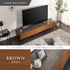 テレビボード (幅200cm BR EFL) 2枚目画像