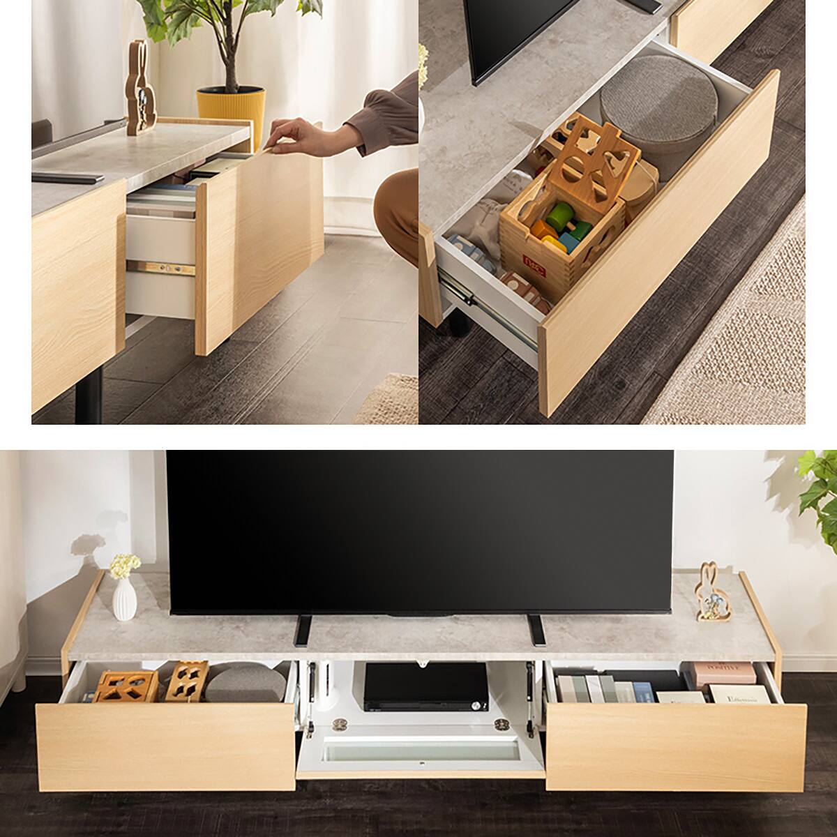 テレビボード (幅200cm NA EFL) | ニトリネット【公式】 家具