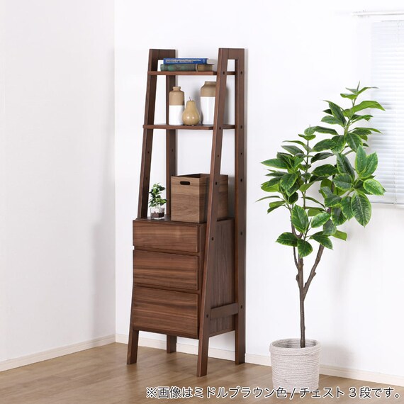 チェストラック(レーヴ50 チェスト3段 LBR)【島忠ホームズ商品】 8枚目画像