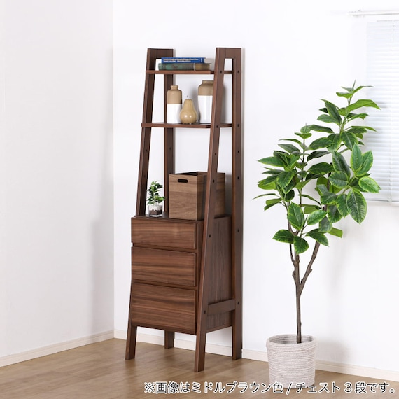 チェストラック(レーヴ50 チェスト3段 LBR)【島忠ホームズ商品】 8枚目画像