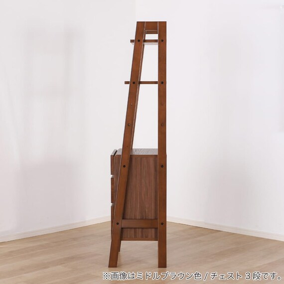 チェストラック(レーヴ50 チェスト3段 LBR)【島忠ホームズ商品】 13枚目画像