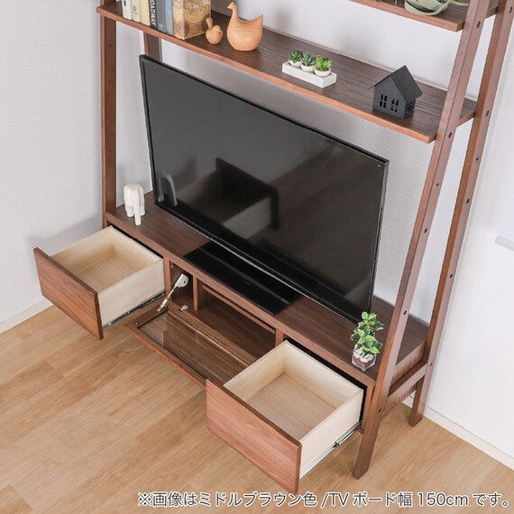 シェルフTVボード(レーヴ 115 MBR)【島忠ホームズ商品】 14枚目画像