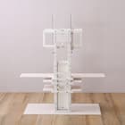 壁寄せテレビスタンド(HT01 WW セット) 5枚目画像