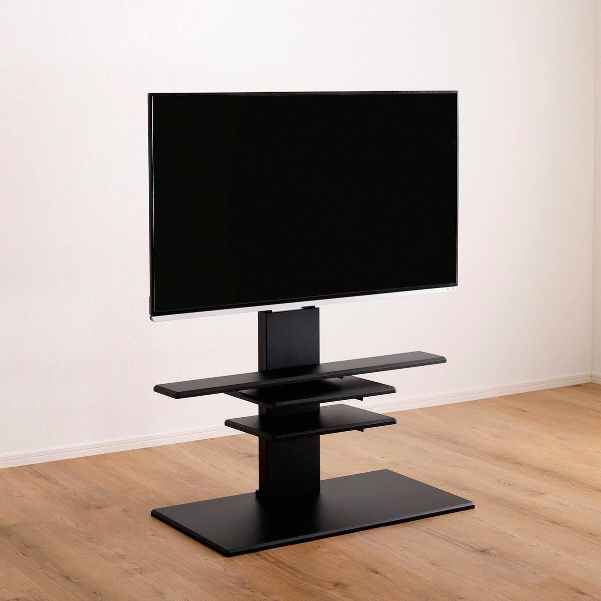 壁寄せテレビスタンド(HT01 BKセット) | ニトリネット【公式】 家具