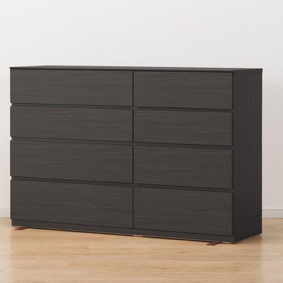 ローチェスト(クエス 140-4LC BK) 7枚目画像