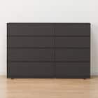 ローチェスト(クエス 140-4LC BK) 8枚目画像