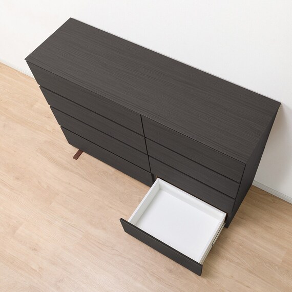 ローチェスト(クエス 140-4LC BK) 15枚目画像