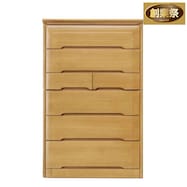 タモ突板ハイチェスト【期間限定価格:11/27~1/5まで】