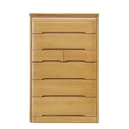 タモ突板ハイチェスト