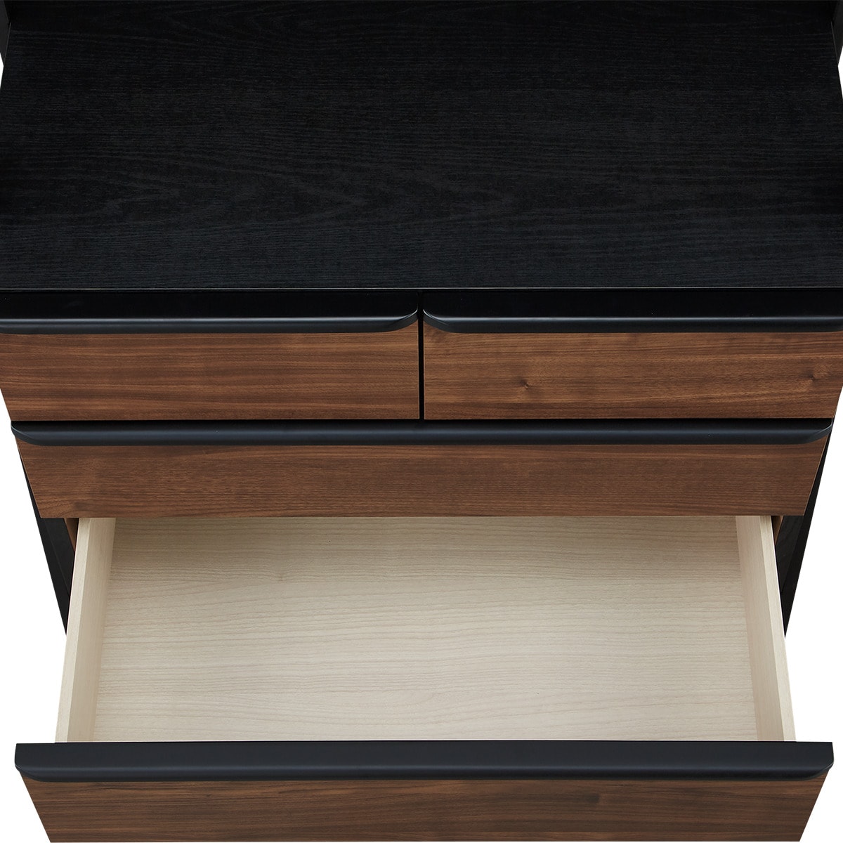 収納付きハンガーラック(ニーズ3 84 OP-3段 MBR/BK) | ニトリネット