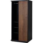 スライドワードローブ(ニーズ3 80  MBR/BK) 2枚目画像