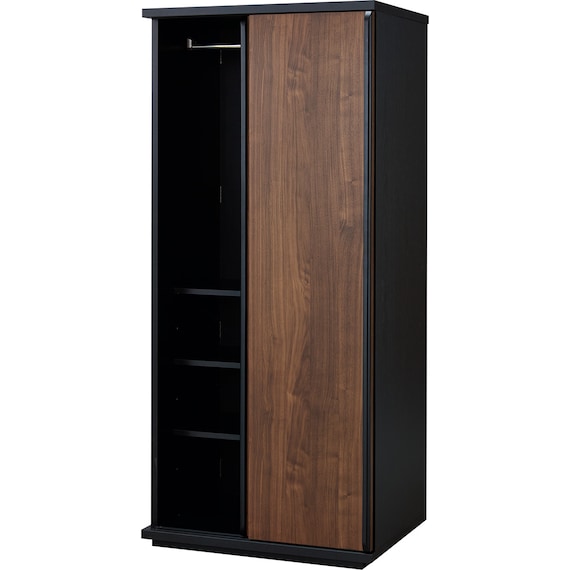 スライドワードローブ(ニーズ3 80 MBR/BK) 2枚目画像