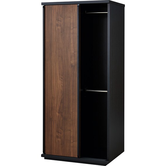 スライドワードローブ(ニーズ3 80  MBR/BK) 3枚目画像