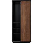 スライドワードローブ(ニーズ3 80  MBR/BK) 5枚目画像