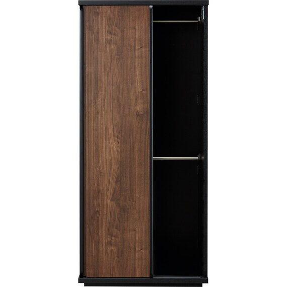 スライドワードローブ(ニーズ3 80  MBR/BK) 6枚目画像