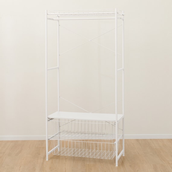 ハンガーチェスト(BN003 WH 90cm幅) 3枚目画像