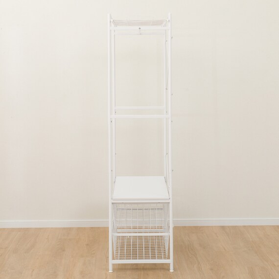 ハンガーチェスト(BN003 WH 90cm幅) 5枚目画像