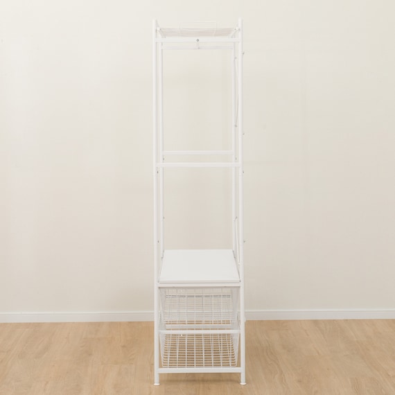 ハンガーチェスト(BN003 WH 90cm幅) 5枚目画像