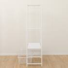 ハンガーチェスト(BN003 WH 90cm幅) 6枚目画像