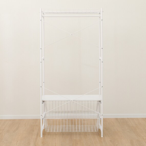 ハンガーチェスト(BN003 WH 90cm幅) 7枚目画像