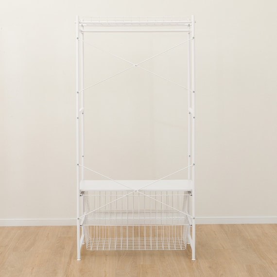 ハンガーチェスト(BN003 WH 90cm幅) 7枚目画像