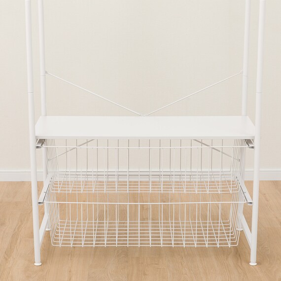 ハンガーチェスト(BN003 WH 90cm幅) 13枚目画像