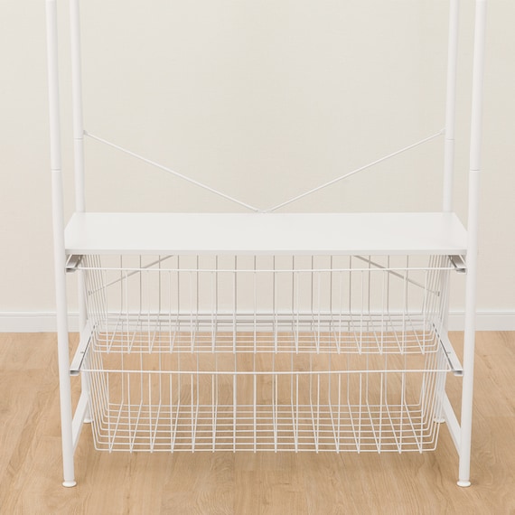 ハンガーチェスト(BN003 WH 90cm幅) 13枚目画像