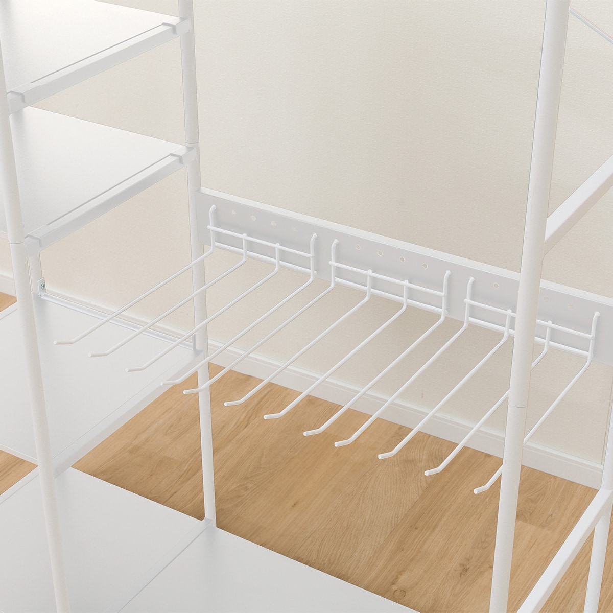 大容量マルチハンガーシェルフ(BN122 WH) | ニトリネット【公式】 家具