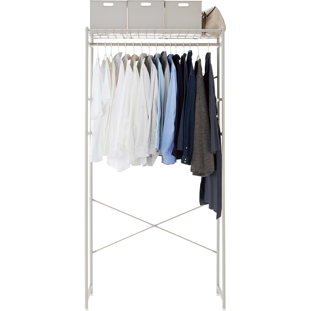 ニトリ　ハンガーラック　スチールラック　bn001 高さのあるコートハンガーラック(BN001 MO 96cm幅) | ニトリネット