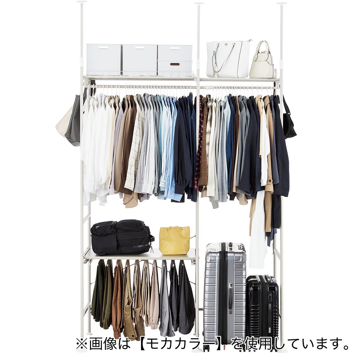 伸縮するクローゼット吊り下げハンガー(ブラック)通販 | ニトリネット【公式】 家具・インテリア通販