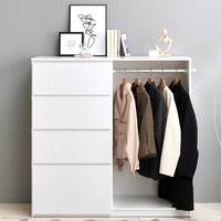 引出し付きハンガーラック (WH)