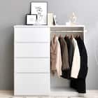 引出し付きハンガーラック (WH) 1枚目画像