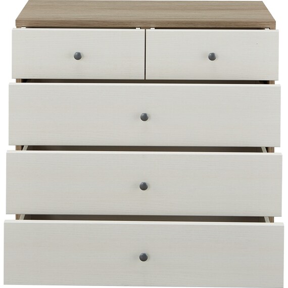 ローチェスト 4段タイプ(リセナ3 7580H WW/GY) 3枚目画像