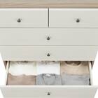 ローチェスト 4段タイプ(リセナ3 7580H WW/GY) 6枚目画像