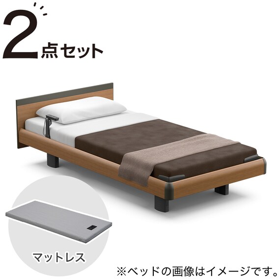 非課税】電動スモールシングルベッドマットレスセット(RQ-A113スクエア 