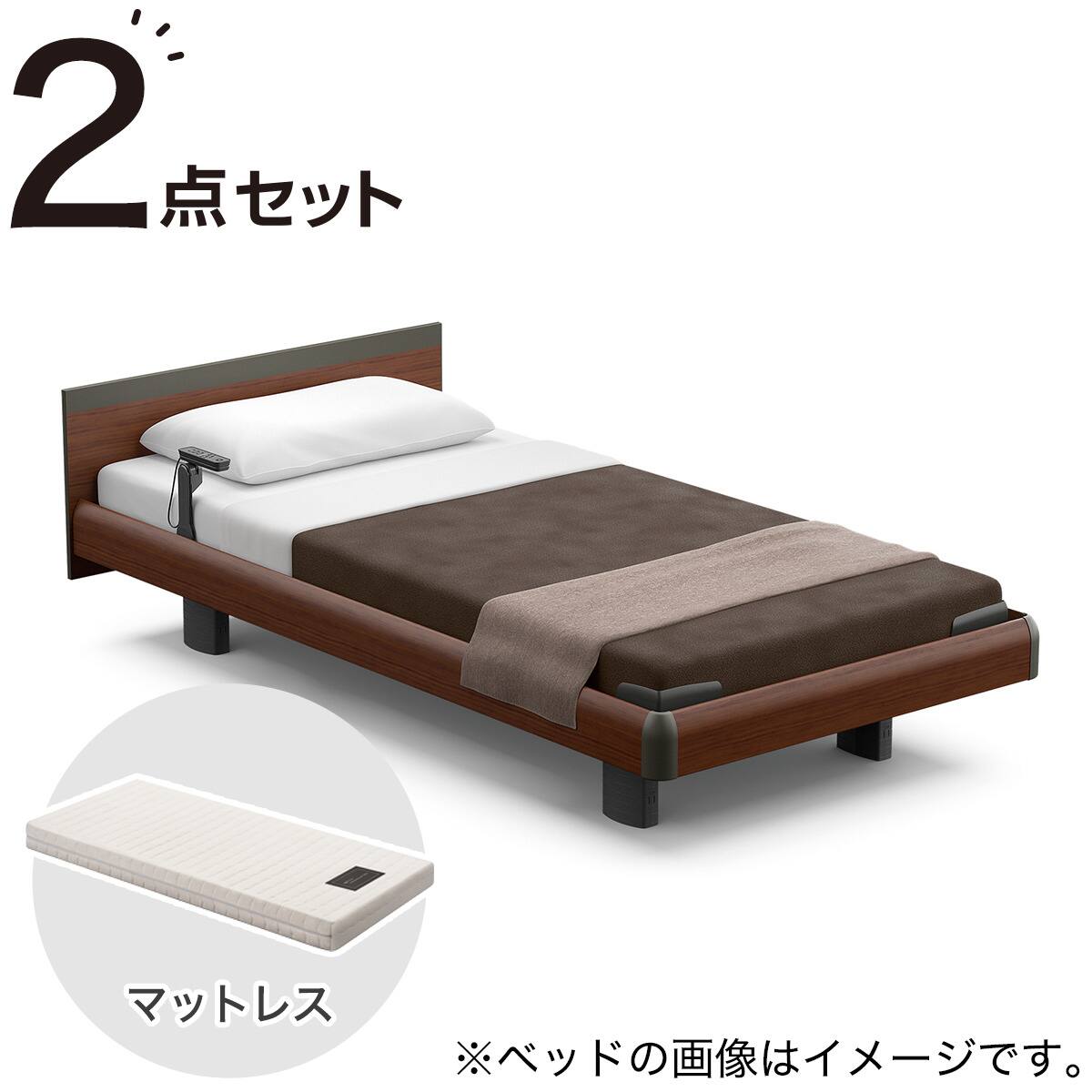 非課税】電動ベッド + マットレスセット スモールシングル (RQ-A113