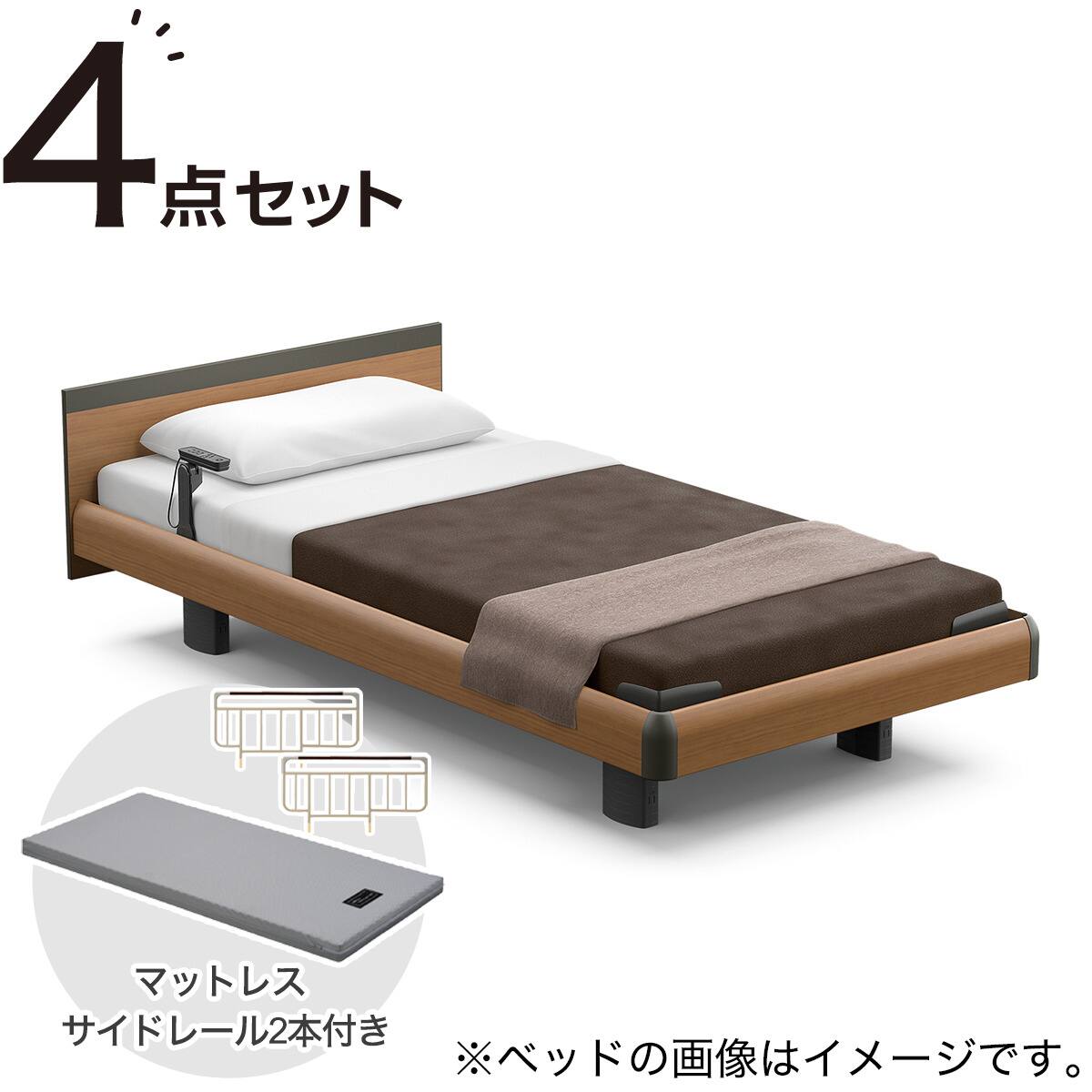 非課税】電動スモールシングルベッドマットレスセット3モーター(RQ