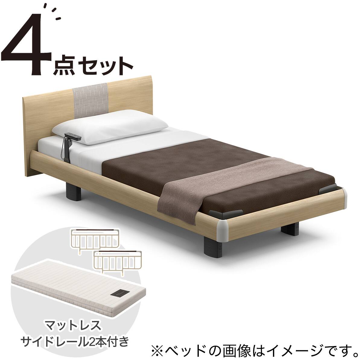 電動ベッド + マットレスセット シングル (RQ-A135ラウンド 3モーター