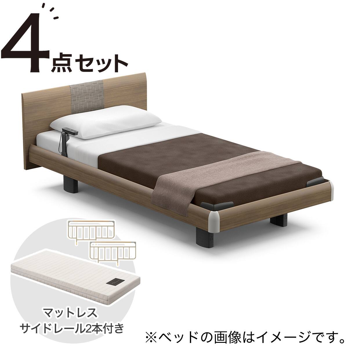 電動ベッド + マットレスセット シングル (RQ-A135ラウンド 3モーター