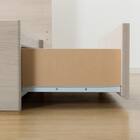 収納付きベッドフレーム クイーン フラットタイプ (NS-001 DR25 引き出し付き 床板 GW) 14枚目画像